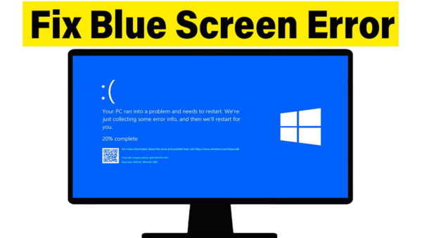 How to fix Blue Screen Error in Windows 11