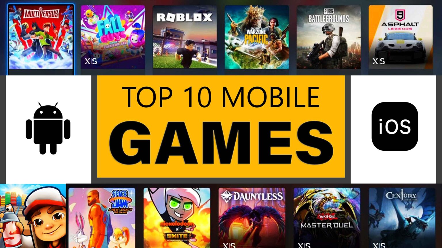 Top 10 Mobile Games for Android & iOS in 2025
